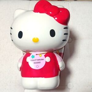 Hello Kitty by Sanrio NWT Classic Hello Kitty Ceramic Toilet Brush Holder